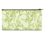 Watercolor Leaves On The Wall  Pencil Case Back