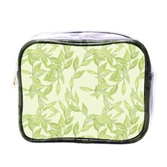 Watercolor Leaves On The Wall  Mini Toiletries Bag (one Side) by ConteMonfrey