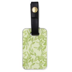 Watercolor Leaves On The Wall  Luggage Tag (one Side) by ConteMonfrey