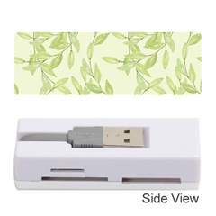 Watercolor Leaves On The Wall  Memory Card Reader (stick) by ConteMonfrey