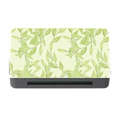 Watercolor Leaves On The Wall  Memory Card Reader With Cf by ConteMonfrey