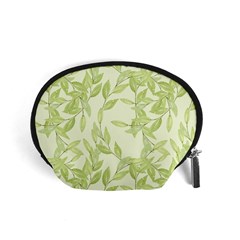 Watercolor Leaves On The Wall  Accessory Pouch (small) by ConteMonfrey