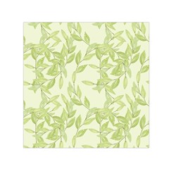 Watercolor Leaves On The Wall  Square Satin Scarf (30  X 30 ) by ConteMonfrey