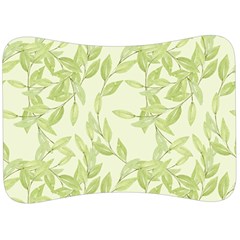 Watercolor Leaves On The Wall  Velour Seat Head Rest Cushion by ConteMonfrey