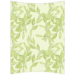 Watercolor Leaves On The Wall  Back Support Cushion by ConteMonfrey