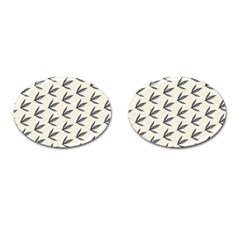 Minimalist Leaves Cufflinks (oval) by ConteMonfrey