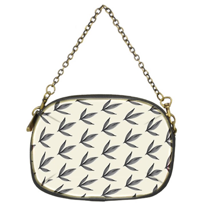 Minimalist Leaves Chain Purse (Two Sides)