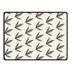 Minimalist Leaves Fleece Blanket (small) by ConteMonfrey