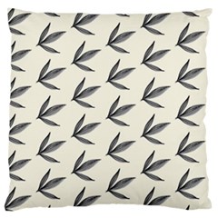 Minimalist Leaves Large Cushion Case (Two Sides)