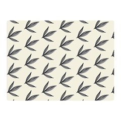 Minimalist Leaves Double Sided Flano Blanket (Mini) 