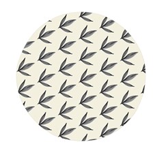 Minimalist Leaves Mini Round Pill Box (Pack of 3)