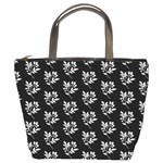 Sign Of Spring Leaves Bucket Bag Front