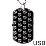 Sign Of Spring Leaves Dog Tag USB Flash (Two Sides) Front