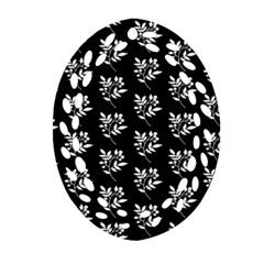 Sign Of Spring Leaves Oval Filigree Ornament (two Sides) by ConteMonfrey