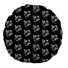 Sign Of Spring Leaves Large 18  Premium Round Cushions by ConteMonfrey