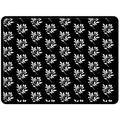 Sign Of Spring Leaves Double Sided Fleece Blanket (large)  by ConteMonfrey