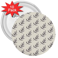 Minimalist Branch 3  Buttons (10 Pack)  by ConteMonfrey