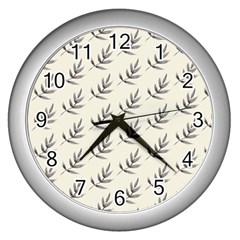 Minimalist Branch Wall Clock (silver) by ConteMonfrey