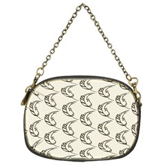 Cute Leaves Draw Chain Purse (one Side) by ConteMonfrey