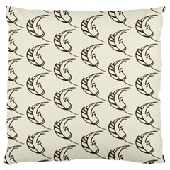 Cute Leaves Draw Large Cushion Case (two Sides) by ConteMonfrey