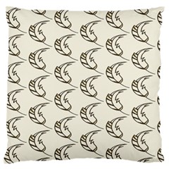 Cute Leaves Draw Standard Flano Cushion Case (one Side) by ConteMonfrey