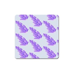 Cute Lavanda Blue Square Magnet by ConteMonfrey