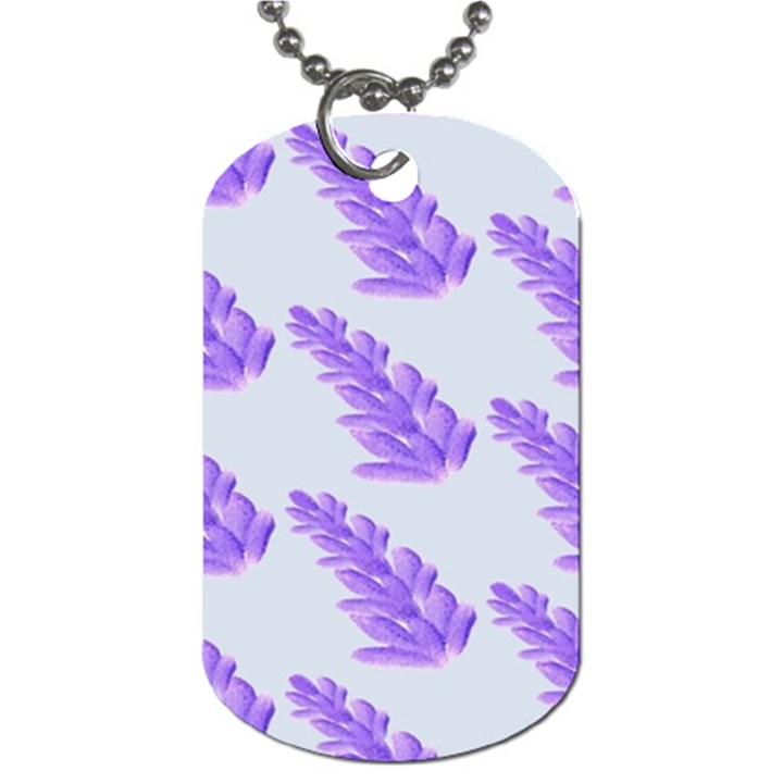 Cute Lavanda Blue Dog Tag (Two Sides)