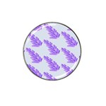 Cute Lavanda Blue Hat Clip Ball Marker (4 pack) Front