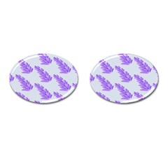 Cute Lavanda Blue Cufflinks (oval) by ConteMonfrey