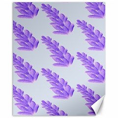 Cute Lavanda Blue Canvas 11  X 14  by ConteMonfrey