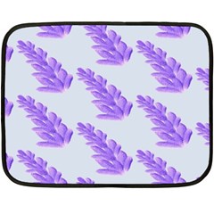 Cute Lavanda Blue Double Sided Fleece Blanket (mini)  by ConteMonfrey