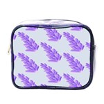 Cute Lavanda Blue Mini Toiletries Bag (One Side) Front