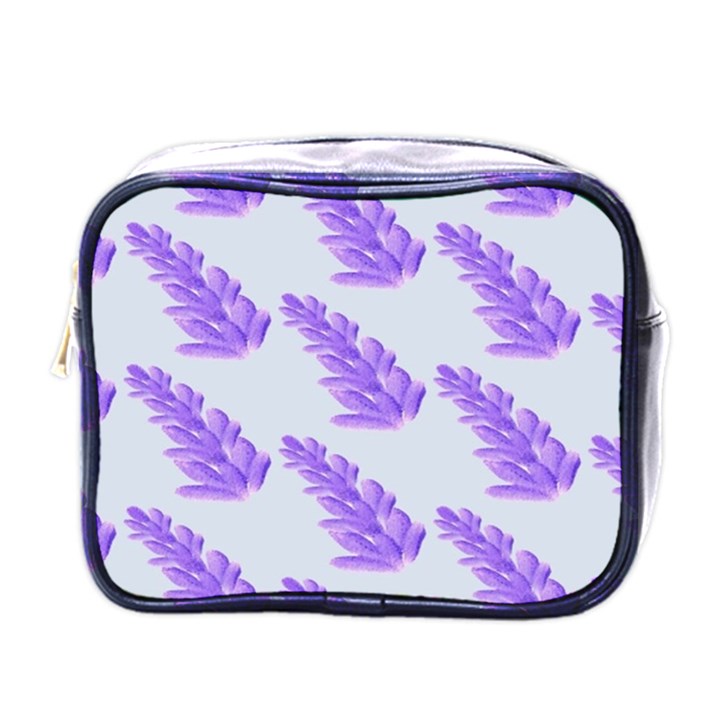 Cute Lavanda Blue Mini Toiletries Bag (One Side)