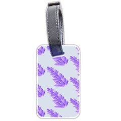 Cute Lavanda Blue Luggage Tag (two Sides) by ConteMonfrey