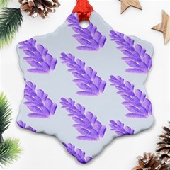 Cute Lavanda Blue Ornament (snowflake) by ConteMonfrey