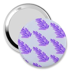 Cute Lavanda Blue 3  Handbag Mirrors by ConteMonfrey