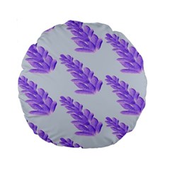 Cute Lavanda Blue Standard 15  Premium Round Cushions by ConteMonfrey