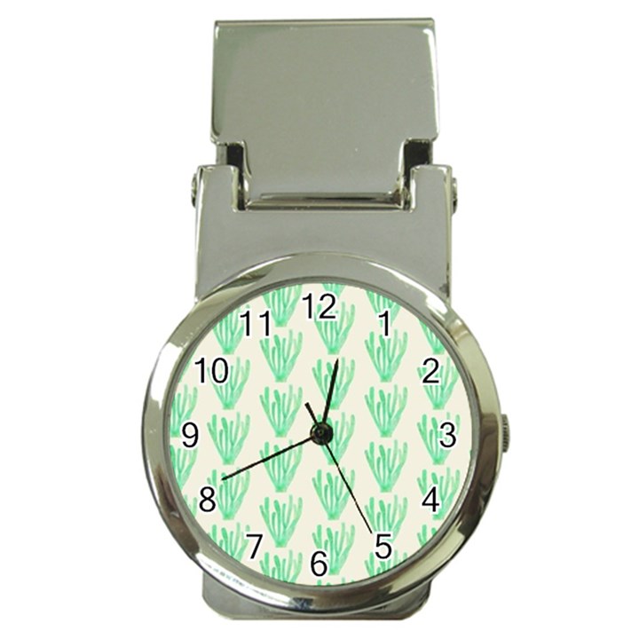 Watercolor Seaweed Money Clip Watches