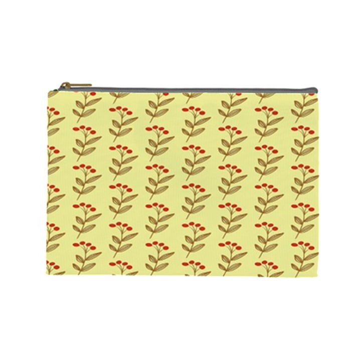 Yellow Fresh Spring Hope Cosmetic Bag (Large)