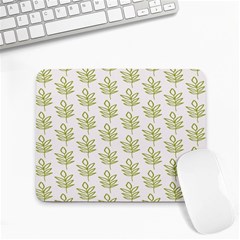 Autumn Leaves Gray Small Mousepad by ConteMonfrey