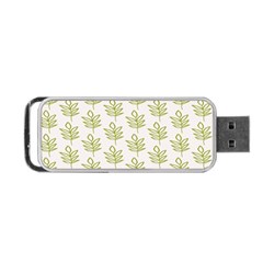 Autumn Leaves Gray Portable Usb Flash (one Side) by ConteMonfrey