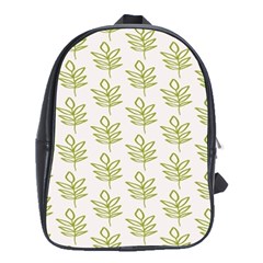 Autumn Leaves Gray School Bag (xl) by ConteMonfrey