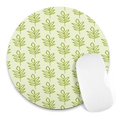 Autumn Leaves Round Mousepad by ConteMonfrey