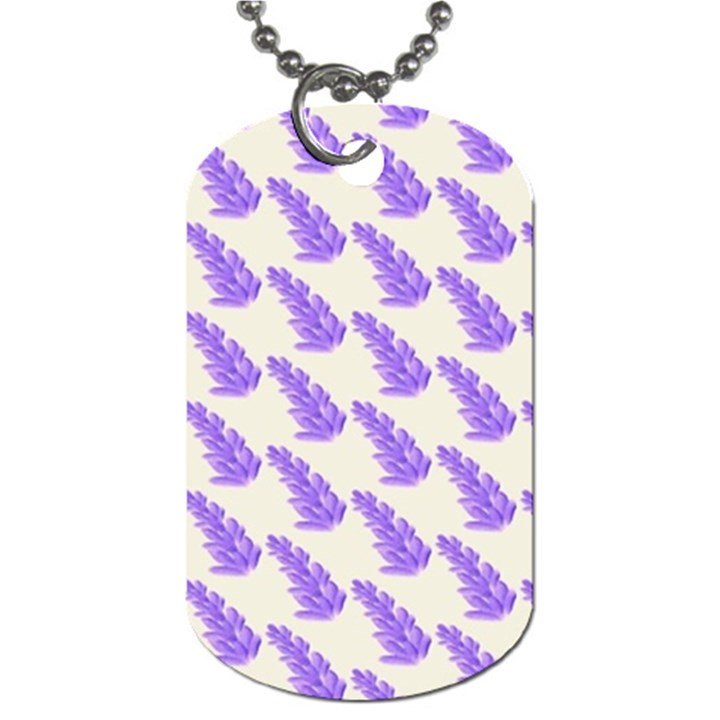 Cute Lavanda Dog Tag (Two Sides)