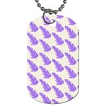 Cute Lavanda Dog Tag (Two Sides) Back