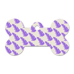 Cute Lavanda Dog Tag Bone (one Side) by ConteMonfrey