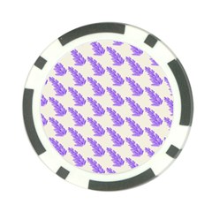 Cute Lavanda Poker Chip Card Guard (10 Pack) by ConteMonfrey