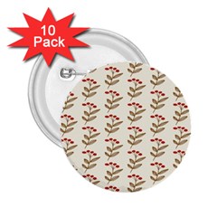 White Fresh Spring Hope 2 25  Buttons (10 Pack)  by ConteMonfrey