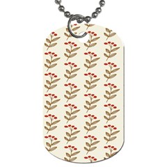 White Fresh Spring Hope Dog Tag (two Sides) by ConteMonfrey