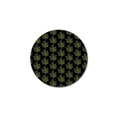 Autumn Leaves Black Golf Ball Marker (4 Pack) by ConteMonfrey